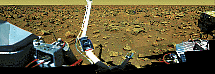 Picture taken by the Viking 1 after landing